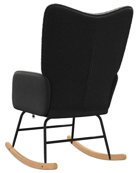 VidaXL Pihenőszék Fekete 61 x 78 x 98 cm szövet