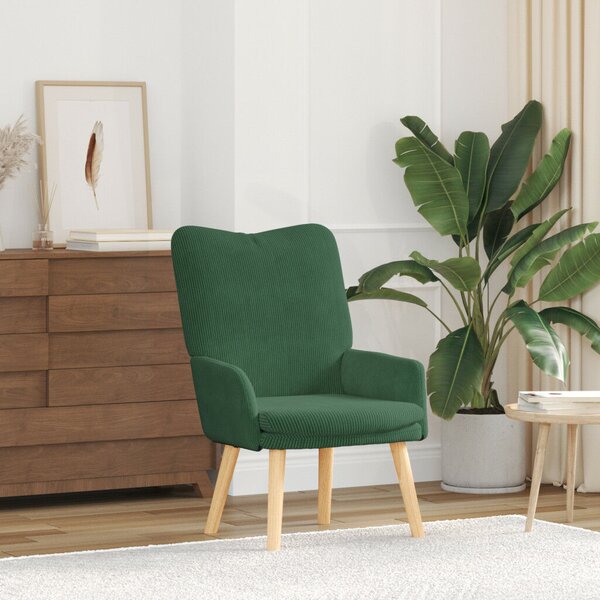 VidaXL Pihenőszék Zsungel zöld 63 x 67 x 94 cm szövet
