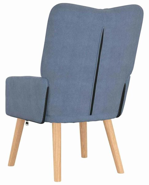 VidaXL Pihenőszék Kék 63 x 67 x 94 cm szövet