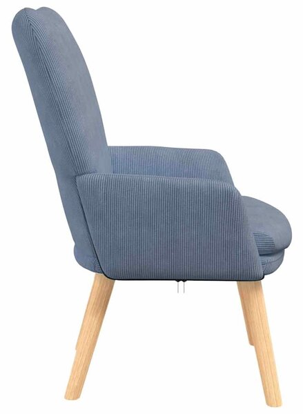 VidaXL Pihenőszék Kék 63 x 67 x 94 cm szövet