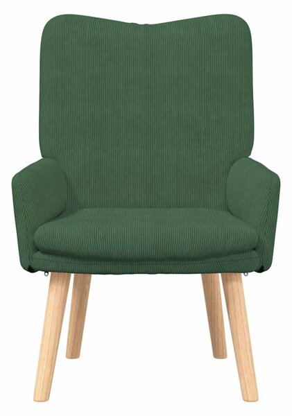 VidaXL Pihenőszék Zsungel zöld 63 x 67 x 94 cm szövet