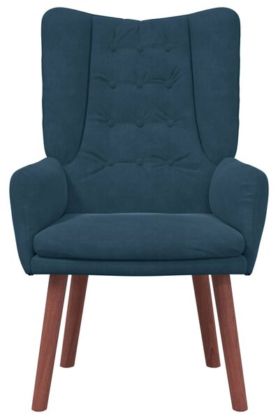 VidaXL karosszék Kék 63 x 67 x 94 cm Bársony