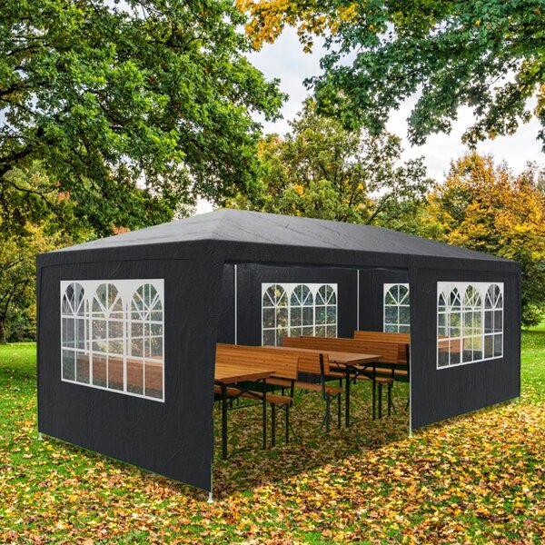 Jurhan NEAPOL rendezvénysátor, 3x6m, antracit