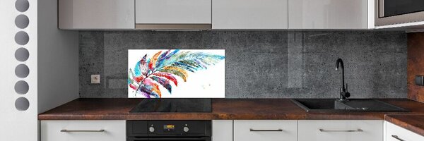 Konyhai falburkoló panel Színes toll