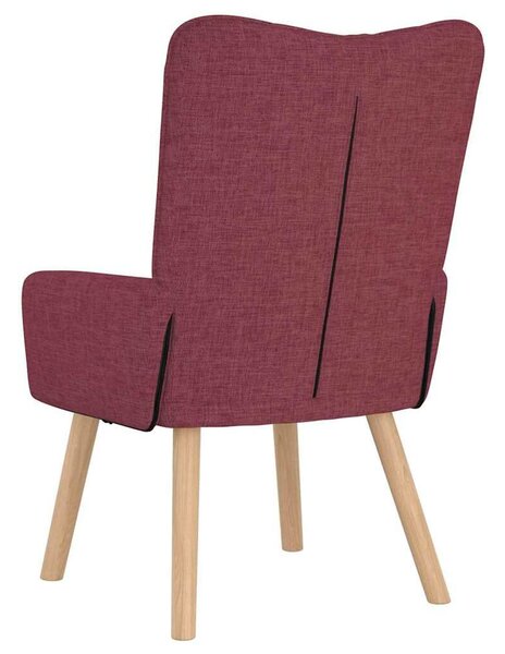 VidaXL Pihenőszék bordó 63 x 67 x 94 cm szövet