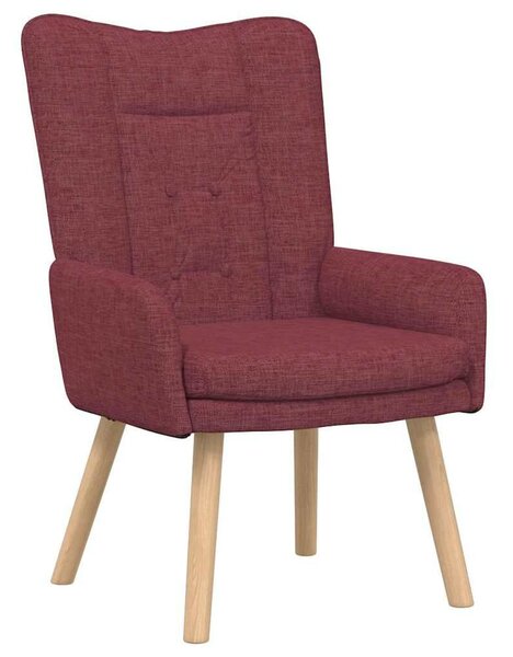 VidaXL Pihenőszék bordó 63 x 67 x 94 cm szövet