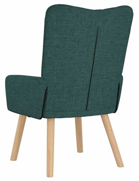 VidaXL Pihenőszék Sötétzöld 63 x 67 x 94 cm szövet