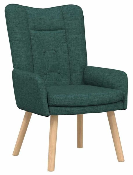VidaXL Pihenőszék Sötétzöld 63 x 67 x 94 cm szövet