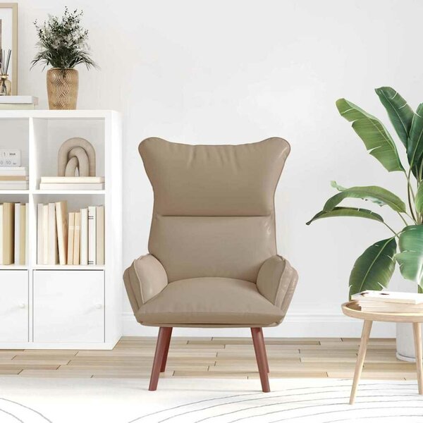 VidaXL Pihenőszék Cappuccino 69 x 74 x 93 cm Műbőr