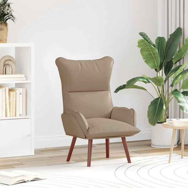 VidaXL Pihenőszék Cappuccino 69 x 74 x 93 cm Műbőr