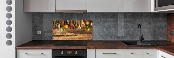 Konyhai dekorpanel Fűszerek fa
