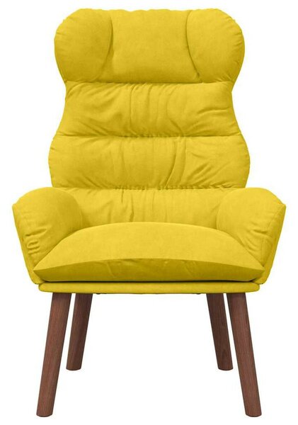VidaXL Pihenőszék Sárga 69 x 74 x 93 cm Bársony