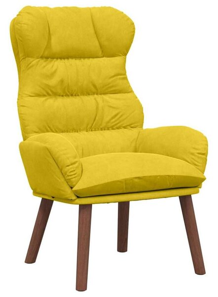 VidaXL Pihenőszék Sárga 69 x 74 x 93 cm Bársony