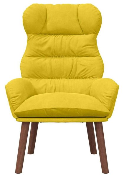 VidaXL Pihenőszék Sárga 69 x 74 x 93 cm Bársony