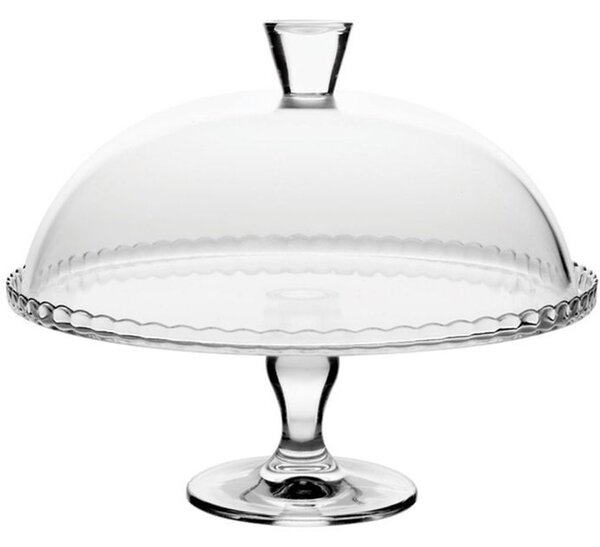 Pasabahce Patisserie torta állvány búrával 32 cm