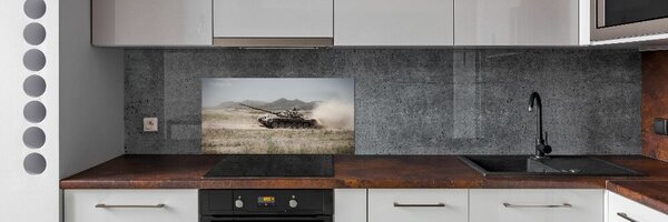 Hátfal panel konyhai Tank a sivatagban