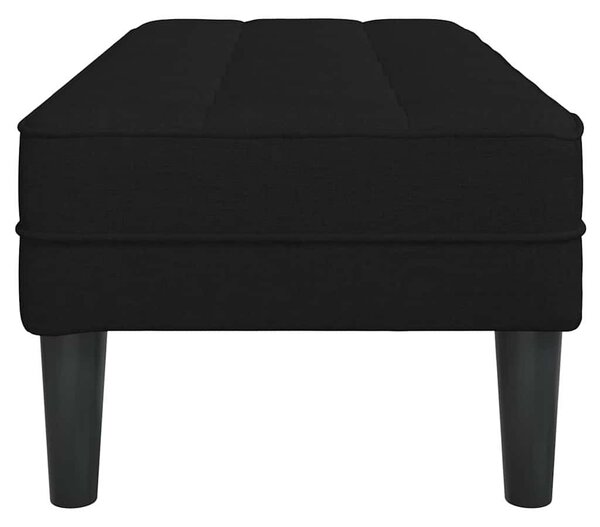 VidaXL pad Fekete 113 x 57 x 39 cm szövet