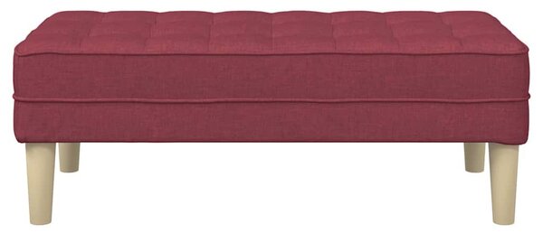 VidaXL pad bordó 113 x 57 x 39 cm szövet