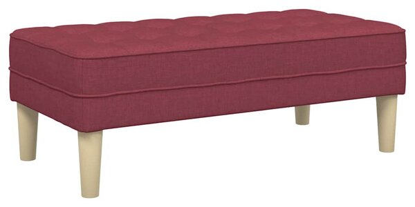 VidaXL pad bordó 113 x 57 x 39 cm szövet