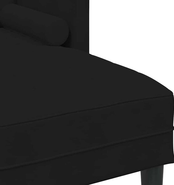 VidaXL Kanapé Szett Fekete 173 x 131 x 67 cm Bársony