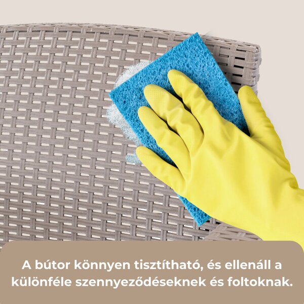 Venus II Rattan Kerti Bútor Garnitúra - 4 Személyes