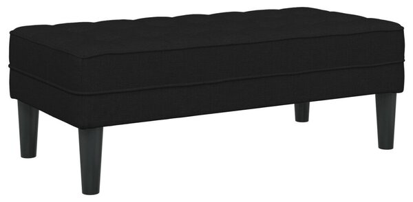 VidaXL pad Fekete 113 x 57 x 39 cm szövet