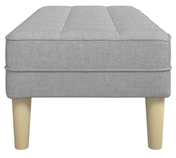 VidaXL pad párnával Felhőszürke 113 x 57 x 39 cm szövet