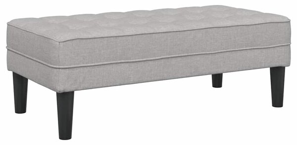VidaXL pad párnával Felhőszürke 113 x 57 x 39 cm szövet