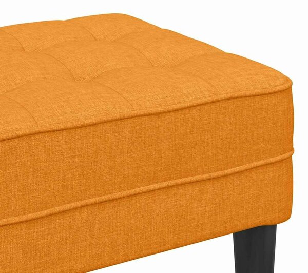 VidaXL pad Sötét sárga 113 x 57 x 39 cm szövet