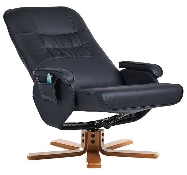 Masszázsfotel RELAXPRO Műbőr Fekete