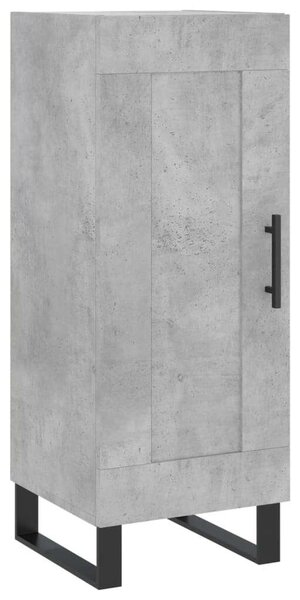 VidaXL betonszürke szerelt fa magasszekrény 34,5x34x180 cm