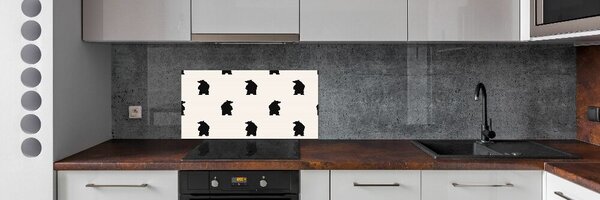 Konyhai fali panel Medve