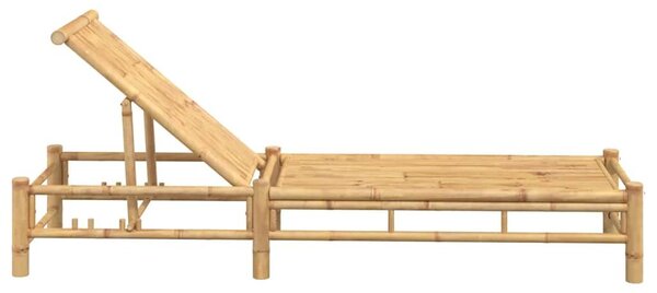 VidaXL bambusz napozóágy 55x199x30 cm