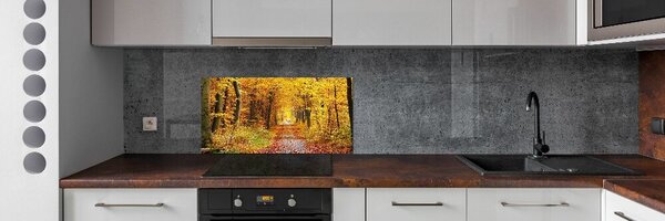 Konyhapanel Erdő ősszel