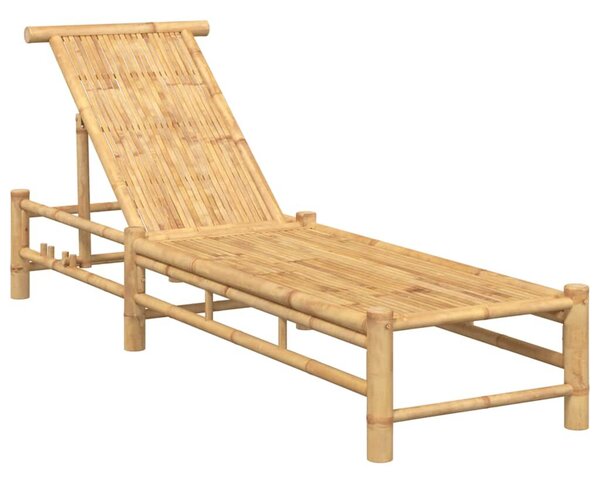 VidaXL bambusz napozóágy 55x199x30 cm