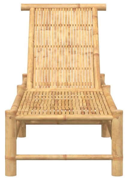 VidaXL bambusz napozóágy 55x199x30 cm