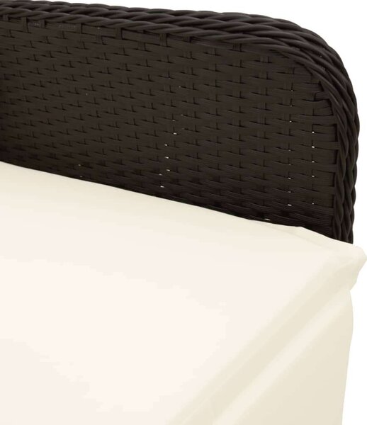 VidaXL Polyrattan Kerti Bútor - 7 részes Bisztró készlet