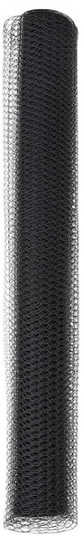 VidaXL Hexagon kerítés 1,2 x 100 m PVC Szürke