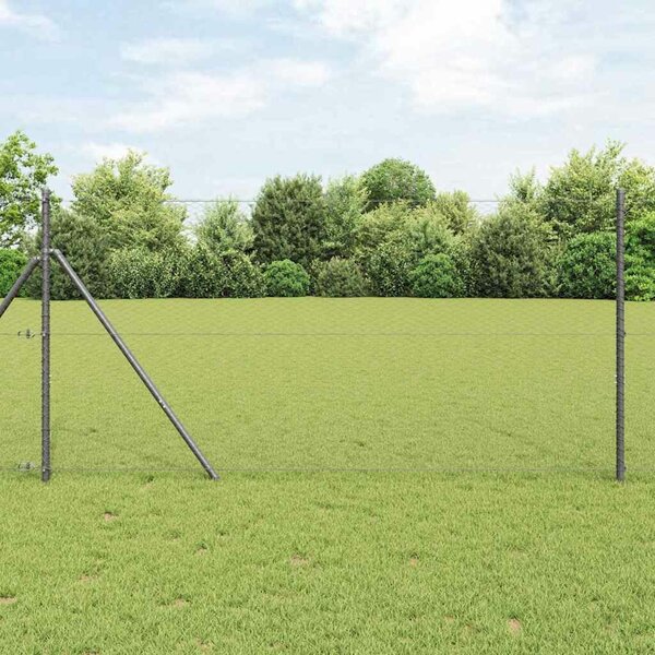 VidaXL Hexagon kerítés 1,2 x 100 m PVC Szürke