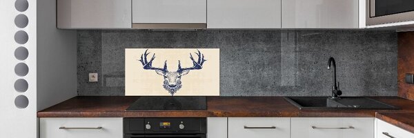 Konyhai fali panel Szarvas fejét