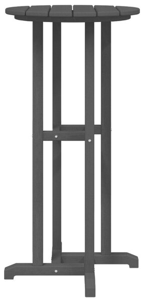 VidaXL Bárasztal Fekete 55 x 55 x 107 cm HDPE