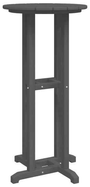 VidaXL Bárasztal Fekete 55 x 55 x 107 cm HDPE