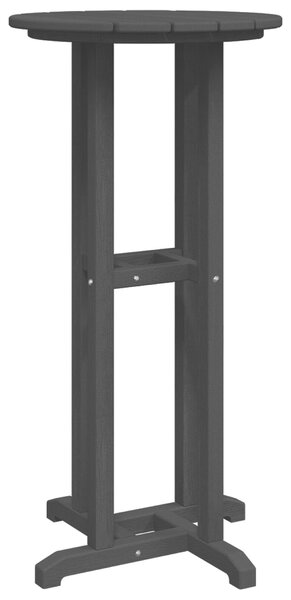 VidaXL Bárasztal Fekete 55 x 55 x 107 cm HDPE