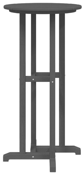 VidaXL Bárasztal Fekete 55 x 55 x 107 cm HDPE