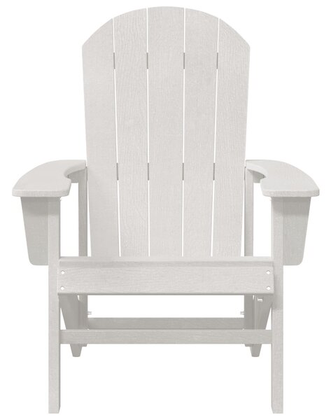 VidaXL Adirondack szék Fehér 74x82x91 cm HDPE