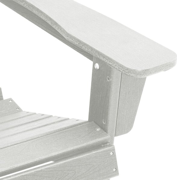 VidaXL Adirondack szék Fehér 74x82x91 cm HDPE