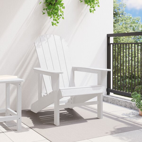 VidaXL Adirondack szék Fehér 74x82x91 cm HDPE