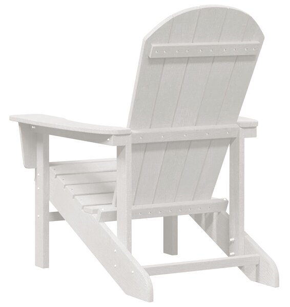 VidaXL Adirondack szék Fehér 74x82x91 cm HDPE