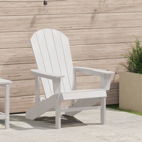VidaXL Adirondack szék Fehér 74x82x91 cm HDPE