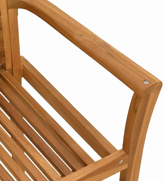 VidaXL Étkezőszék 2 pcs Barna 62 x 55 x 94 cm Tömör Teakfa